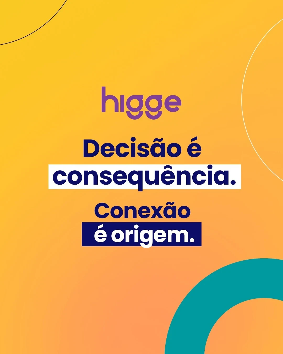 Slide do carrossel do projeto Higge