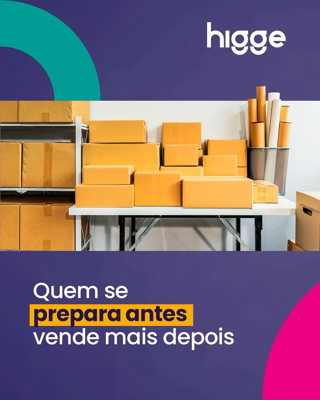 Slide do carrossel do projeto Higge