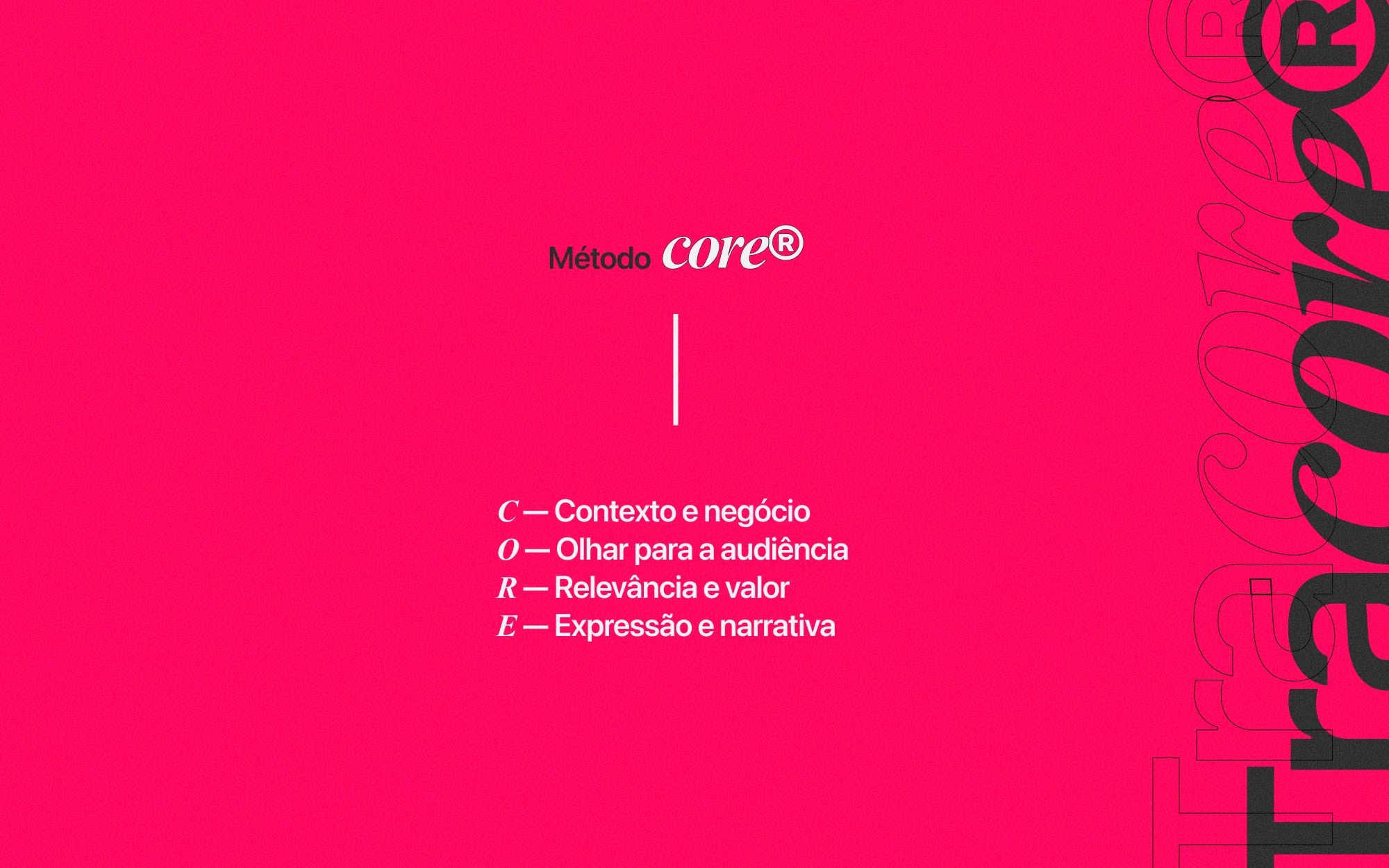 Aplicação da marca Tracore